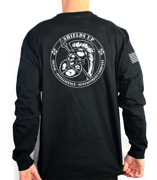 Unisex Black Long Sleeve PT Shirt. This shirt is approved for PT ***FREE Liaison Pick up only***No Free Shipping***