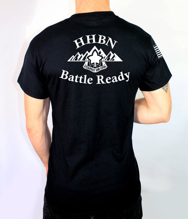 White Battle Ready Unisex Black PT Shirt. This shirt is "Not" approved for PT *FREE Liaison Pick up only***No Free Shipping**