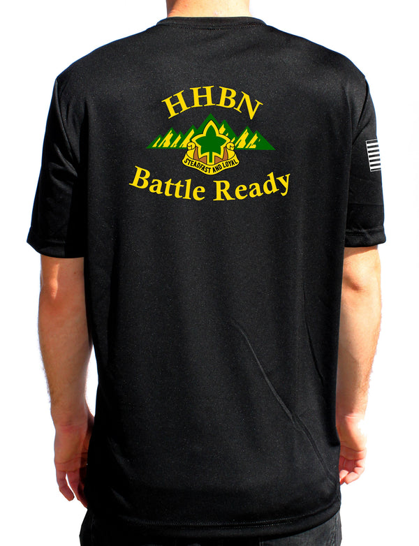 Battle Ready Performance Unisex Black PT Shirt. This shirt is approved for PT *FREE Liaison Pick up only***No Free Shipping**