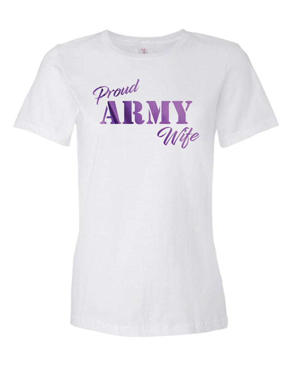 Ladies Cut-Wife-Mom-Sister-Aunt-Girlfriend-Grandma-Niece-Multiple Color Crew Neck T-Shirt.* No Free Shipping- Please Read Description Below*