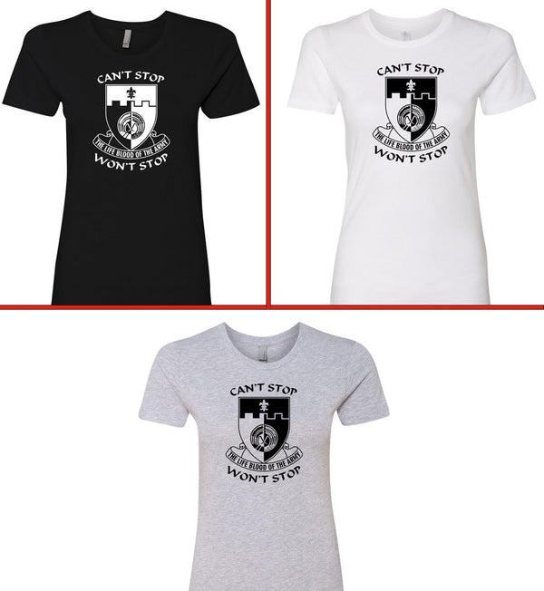 Ladies Cut 64th BSB Shirts In B&W Design and Multiple Shirt Colors. *Free Shipping for Liaison Pick-up orders only*