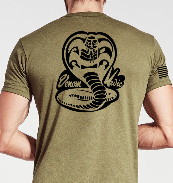 Venom Medic Coyote Tan Unisex Shirt. NOT approved for PT *Free Liaison Pick-up only- NO Free Shipping*