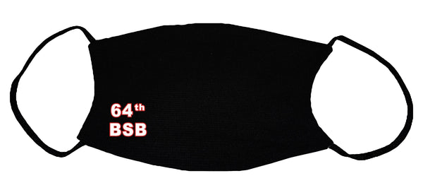 64th BSB Adult Face Mask - Elastic Straps - Replaceable Filters. ***Free Shipping for Liaison Pick-up orders only***