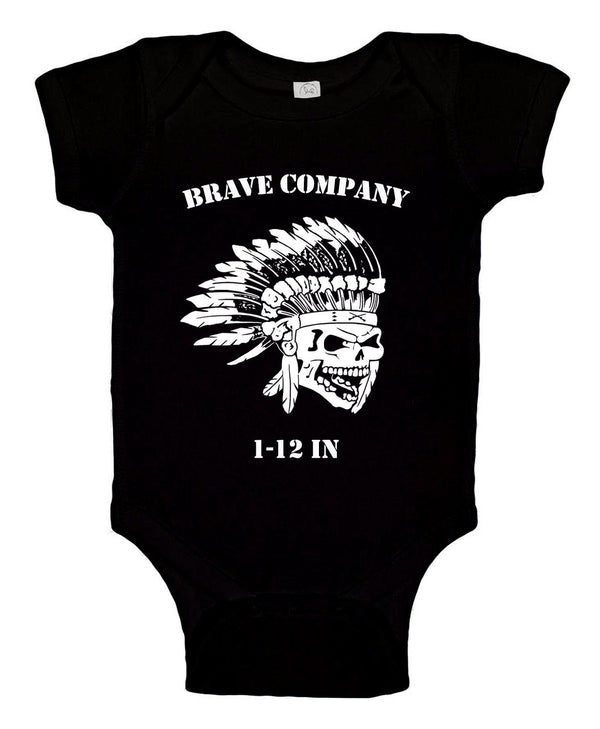 Brave Baby Bodysuit in Multiple Sizes.  **Free Shipping for Orders Sent with Liaison to base only**