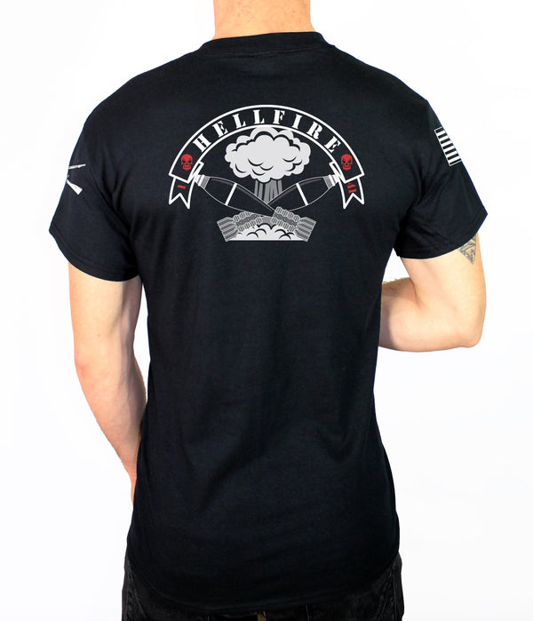 Mortars Black Unisex T-Shirt. This shirt IS approved for PT *Free Liaison Pick-up only- NO Free Shipping*