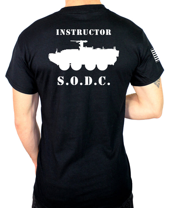 S.O.D.C. Instructor Unisex Black Shirt. This shirt is Not approved for PT *FREE Liaison Pick up only***No Free Shipping**