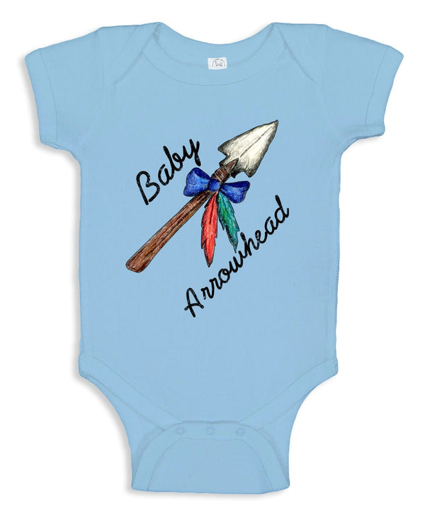 Arrowhead Baby Bodysuit in Multiple Colors.  **Free Shipping for Orders Sent with Liaison to base only**