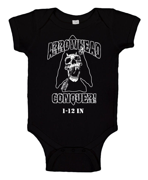 Arrowhead Baby Bodysuit in Multiple Sizes.  **Free Shipping for Orders Sent with Liaison to base only**