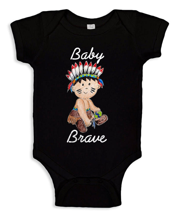 Brave Baby Bodysuit in Multiple Colors.  **Free Shipping for Orders Sent with Liaison to base only**