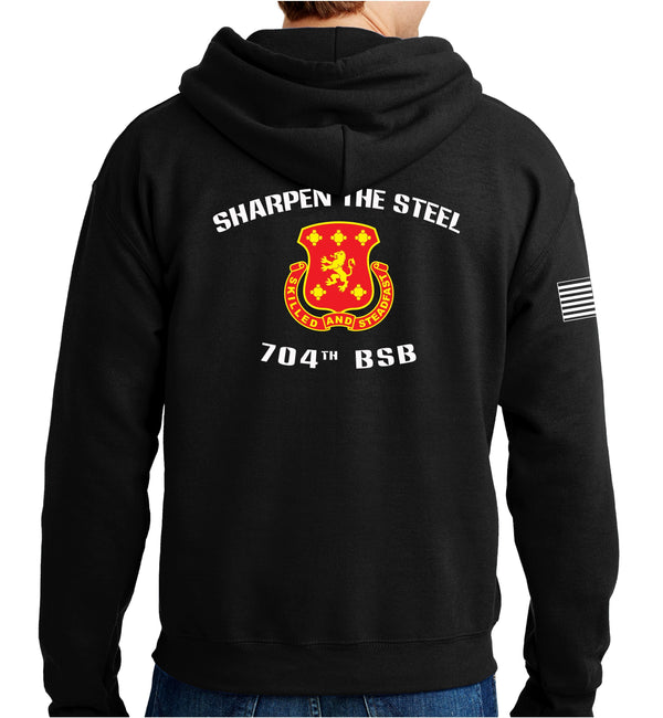 Black Unisex Unit Hoodie Sweatshirt. This is NOT approved for PT. ** No Free Shipping- Please Read Description Below**