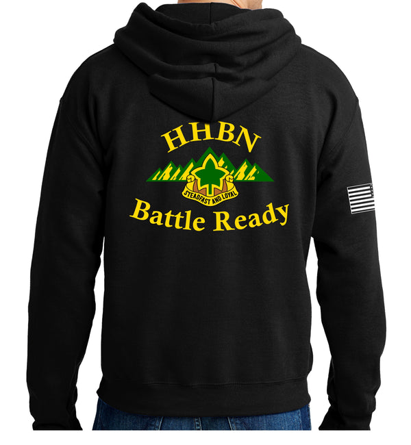 Battle Ready Unisex Black Hoodie Sweatshirt. This shirt is NOT approved for PT *FREE Liaison Pick up only***No Free Shipping**